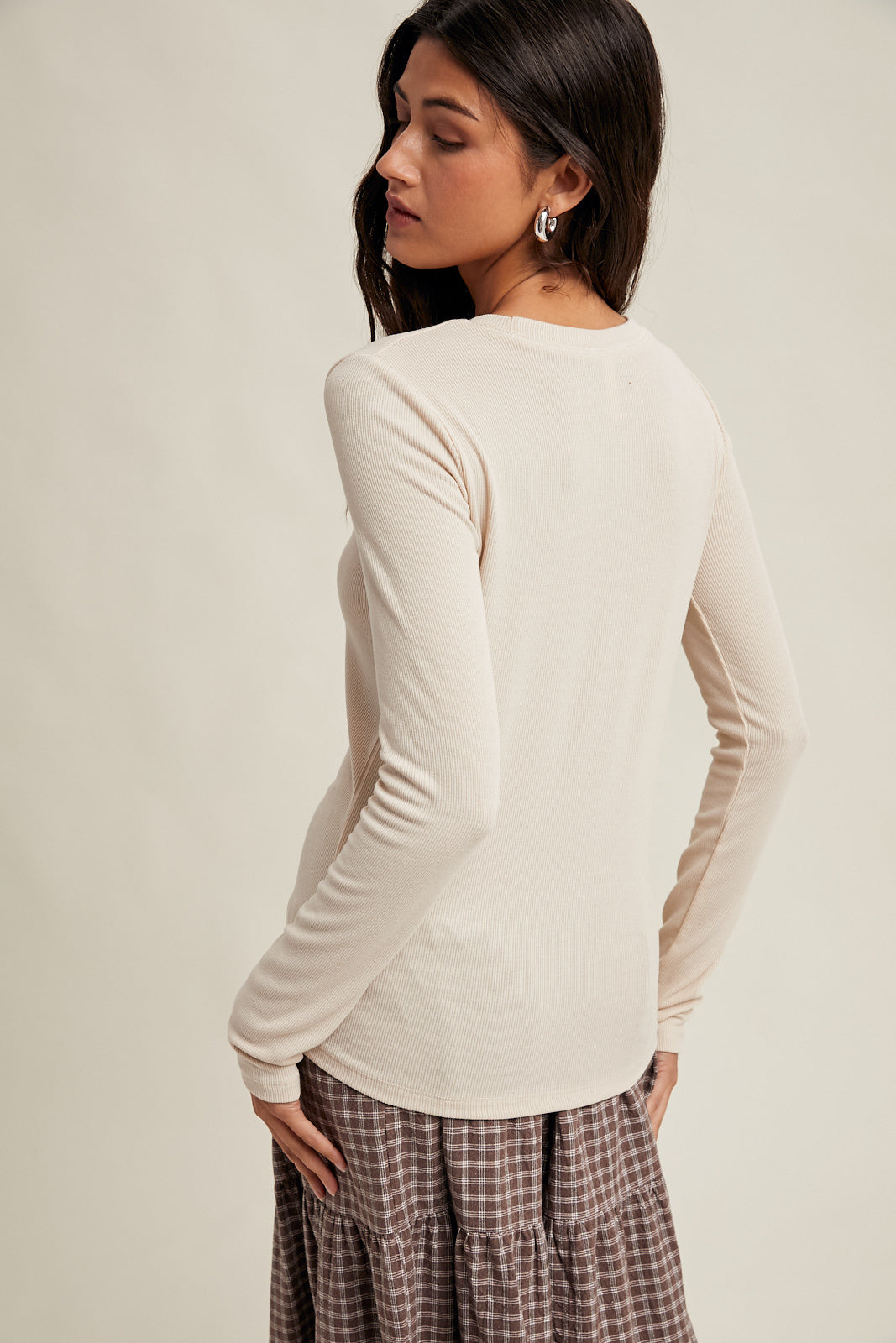 The Attic Boutique Esme Oat Knit Top  - The Attic Boutique