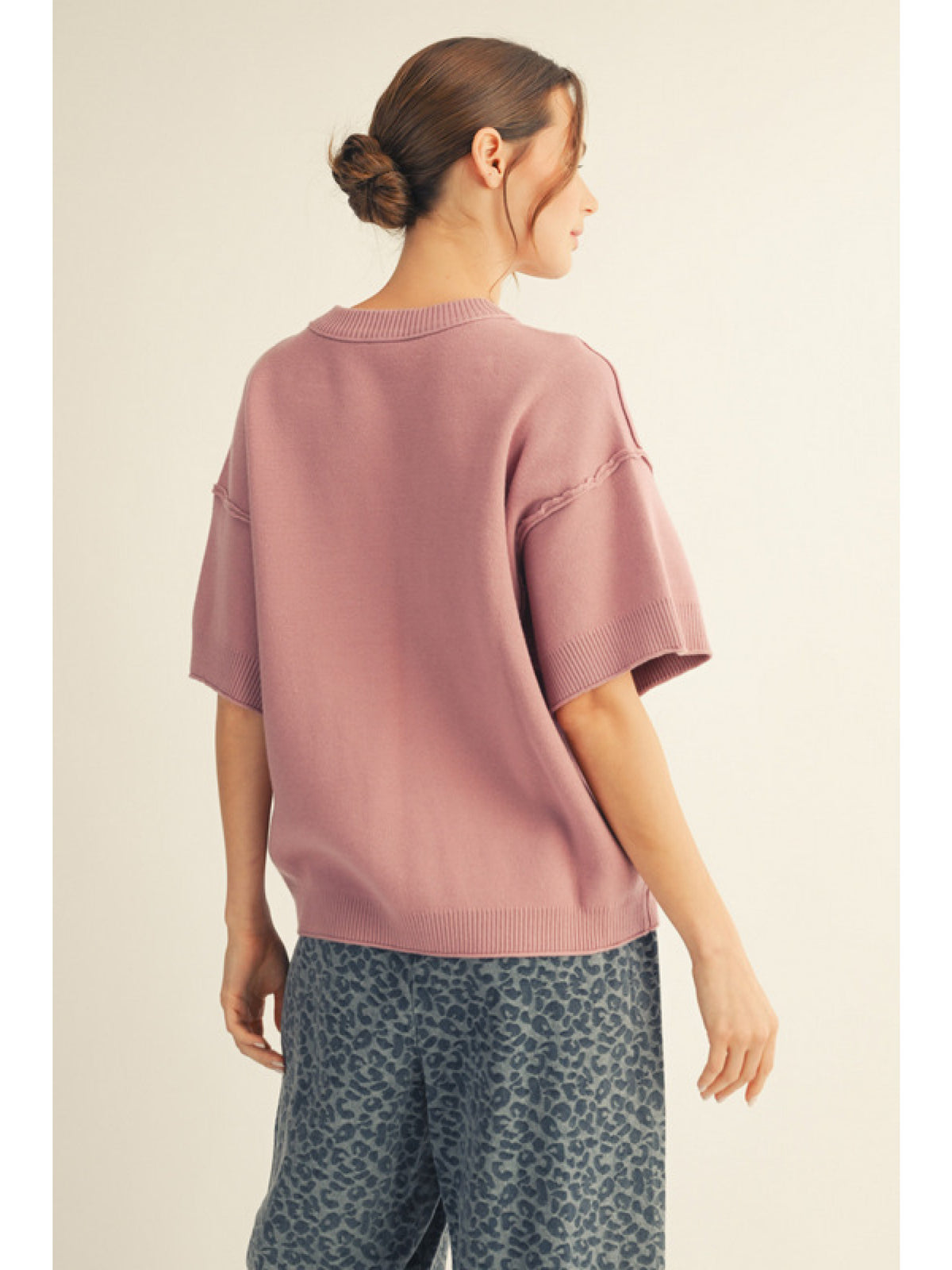 The Attic Boutique Camille Mauve Top  - The Attic Boutique