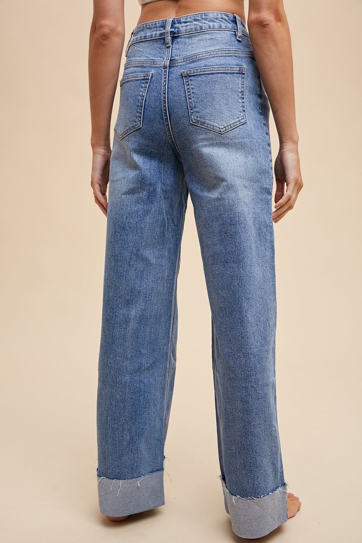 The Attic Boutique 90s Straight Jeans  - The Attic Boutique
