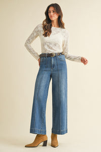 Anniewear High-Rise Wide Leg Jean  - The Attic Boutique