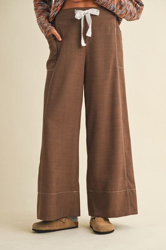 The Attic Boutique Lennon Stitch Pants  - The Attic Boutique