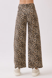 Sewn & Seen Devin Leopard Pants  - The Attic Boutique