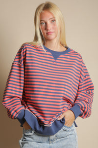 The Attic Boutique Janae Stripe Top  - The Attic Boutique