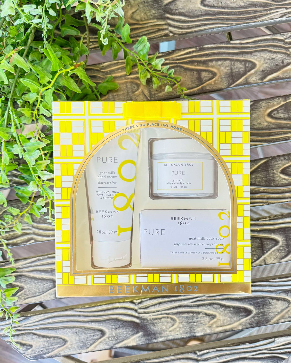 Beekman 1802 Pura Hand & Body Sampler (2 oz Hand Cream, 3.5 oz Bar Soap, 2oz Body Cream)  - The Attic Boutique