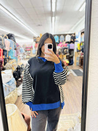 Very J Ivy Casual Stripe Top  - The Attic Boutique