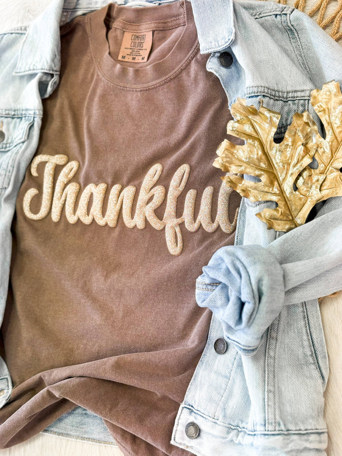Hart and Hollow Thankful Puff Tee  - The Attic Boutique
