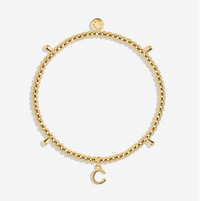 Katie Loxton Gold Initial Bracelet Jewelry - The Attic Boutique