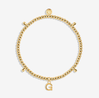 Katie Loxton Gold Initial Bracelet Jewelry - The Attic Boutique