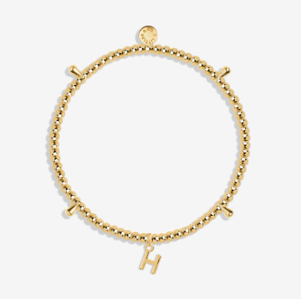 Katie Loxton Gold Initial Bracelet Jewelry - The Attic Boutique