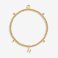 Katie Loxton Gold Initial Bracelet Jewelry - The Attic Boutique