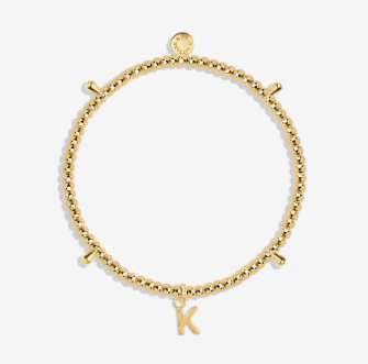 Katie Loxton Gold Initial Bracelet Jewelry - The Attic Boutique