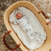 Copper Pearl Boone Newborn Knotted Gown  - The Attic Boutique