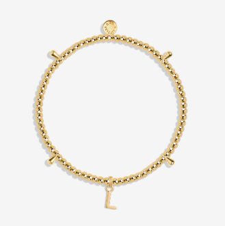 Katie Loxton Gold Initial Bracelet Jewelry - The Attic Boutique