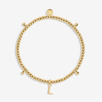 Katie Loxton Gold Initial Bracelet Jewelry - The Attic Boutique