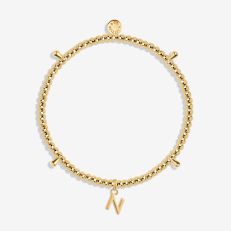 Katie Loxton Gold Initial Bracelet Jewelry - The Attic Boutique