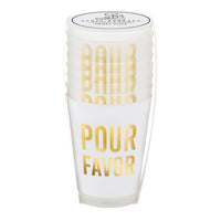The Attic Boutique Pour Favor Frosty Cups- Set of 6  - The Attic Boutique