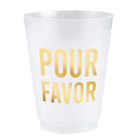 The Attic Boutique Pour Favor Frosty Cups- Set of 6  - The Attic Boutique