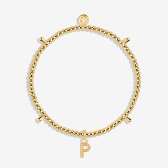 Katie Loxton Gold Initial Bracelet Jewelry - The Attic Boutique