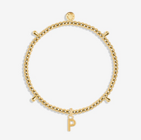 Katie Loxton Gold Initial Bracelet Jewelry - The Attic Boutique