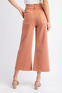 ee:some Salmon Straight Leg Pants  - The Attic Boutique