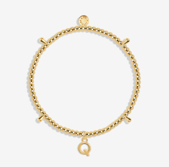 Katie Loxton Gold Initial Bracelet Jewelry - The Attic Boutique