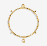 Katie Loxton Gold Initial Bracelet Jewelry - The Attic Boutique