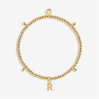 Katie Loxton Gold Initial Bracelet Jewelry - The Attic Boutique