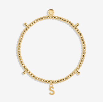 Katie Loxton Gold Initial Bracelet Jewelry - The Attic Boutique