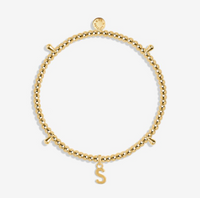 Katie Loxton Gold Initial Bracelet Jewelry - The Attic Boutique