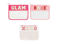 Mud Pie Clear Pouch Cases Handbags, Wallets & Cases - The Attic Boutique