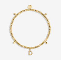Katie Loxton Gold Initial Bracelet Jewelry - The Attic Boutique