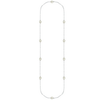 Natalie Wood Design Adorned Pearl Station Necklace  - The Attic Boutique