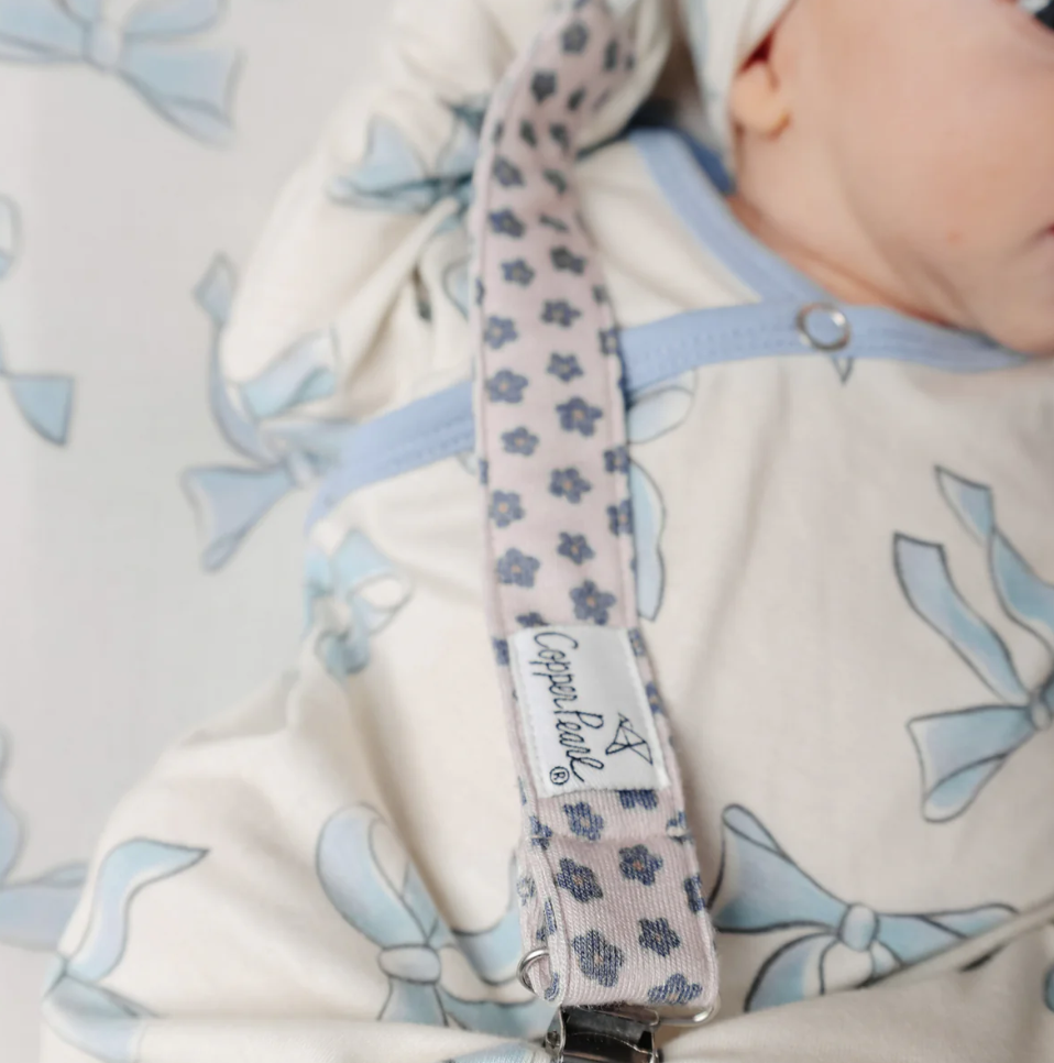 Copper Pearl Gemma In Tan Binky Clips  - The Attic Boutique