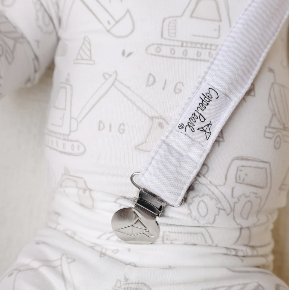 Copper Pearl Gage Binky Clips  - The Attic Boutique