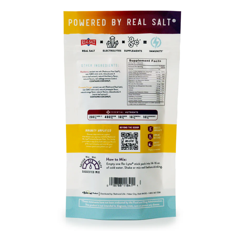 Redmond Re-Lyte Immunity Sample Pack  - The Attic Boutique