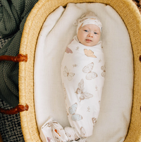 Copper Pearl Luna Knit Swaddle Blanket  - The Attic Boutique