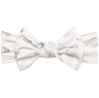 Copper Pearl Luna Knit Headband Bow  - The Attic Boutique