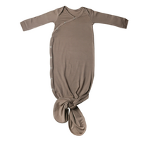 Copper Pearl Gobi Newborn Knotted Gown  - The Attic Boutique