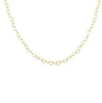 Natalie Wood Design Adorned Heart Layering Necklace in Gold  - The Attic Boutique