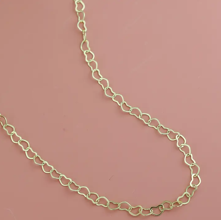 Natalie Wood Design Adorned Heart Layering Necklace in Gold  - The Attic Boutique