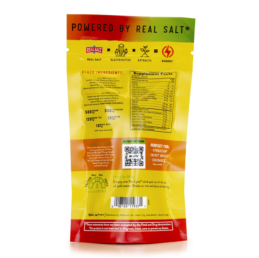 Redmond Re-Lyte® Energy Sample Pack  - The Attic Boutique