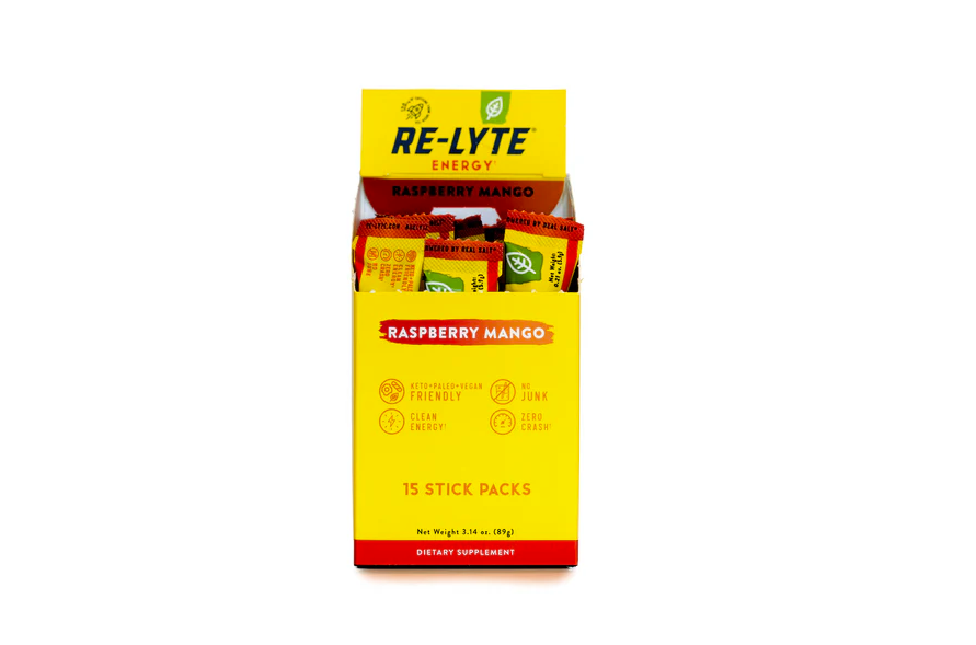 Redmond Re-Lyte® Energy Sticks Box (15 ct) | Raspberry Mango  - The Attic Boutique