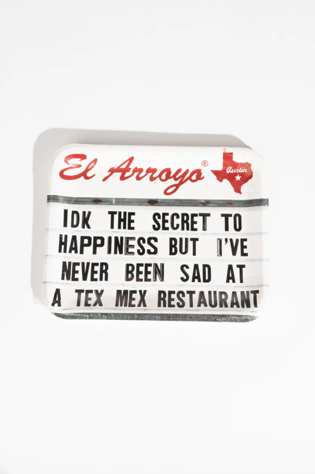 EL ARROYO Party Plates (Pack of 12) - Tex Mex  - The Attic Boutique