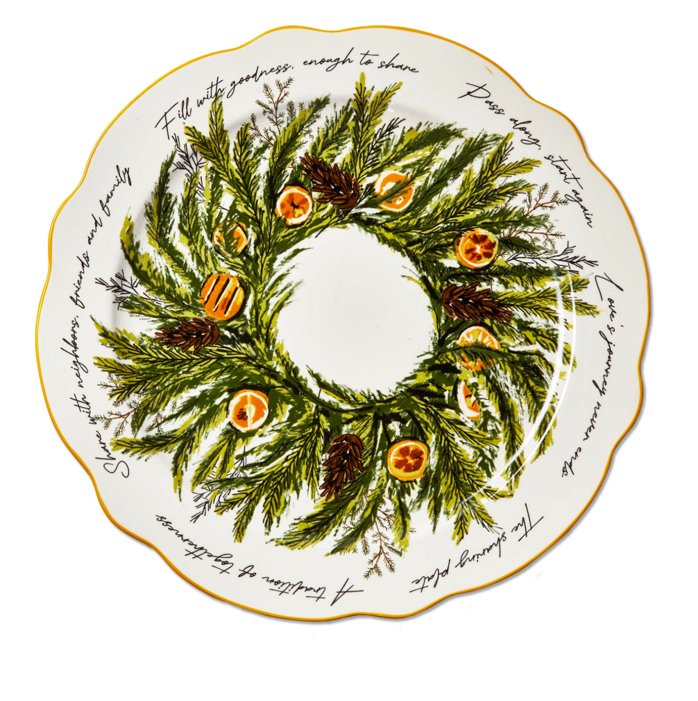 TAG Citrus Grove Giving Plate  - The Attic Boutique