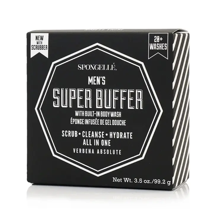 Spongellé Men’s Extreme Buffer w/ Black Scrubber  - The Attic Boutique