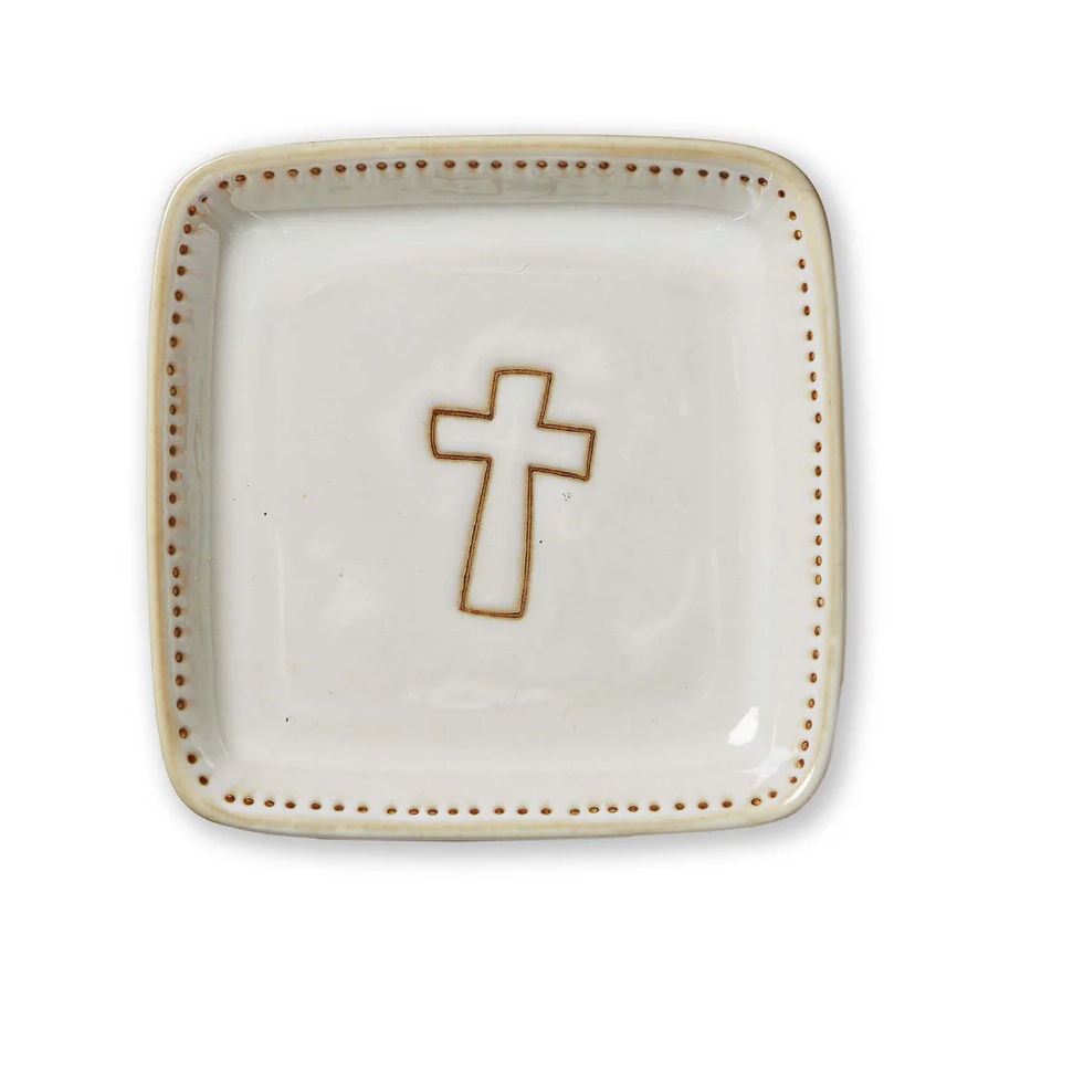 TAG Cross Trinket Dish  - The Attic Boutique