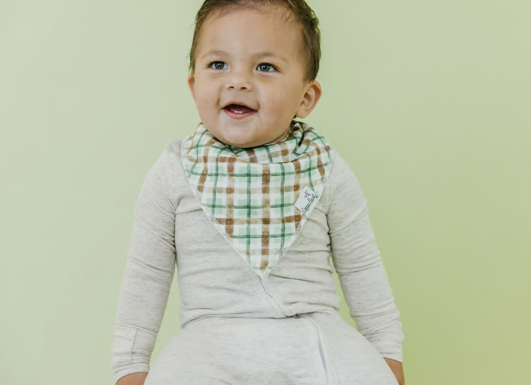 Copper Pearl Grayson Bandana Bib Set (4-Pack)  - The Attic Boutique