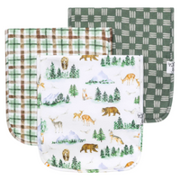 Copper Pearl Grayson Burp Cloth Set (3-Pack)  - The Attic Boutique
