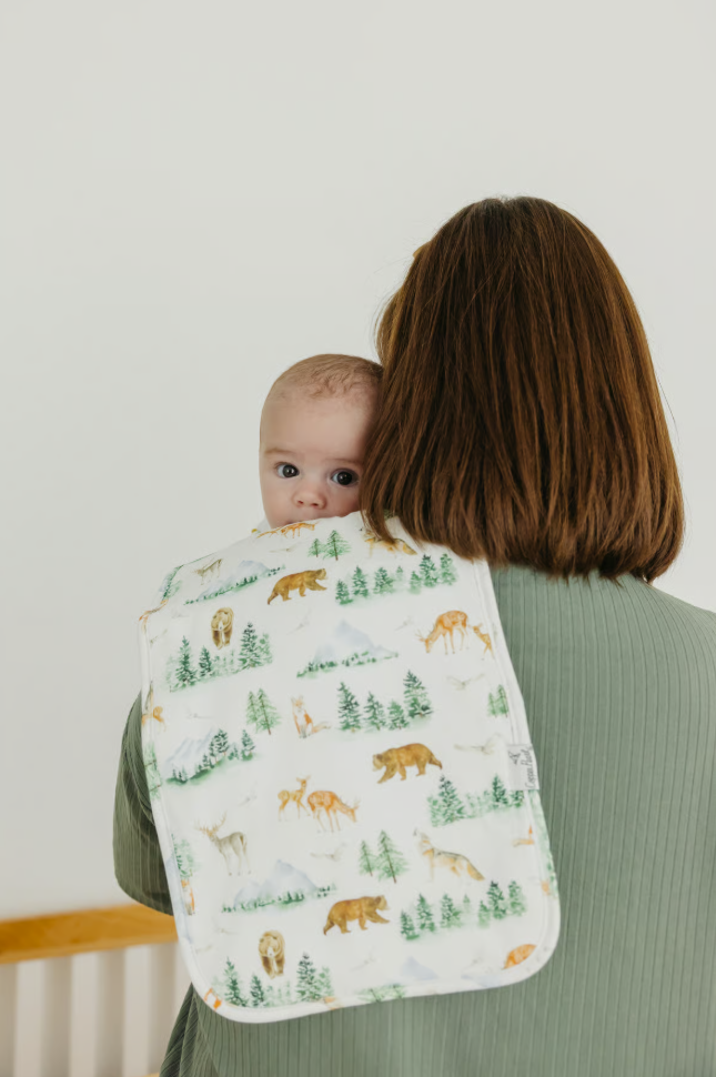 Copper Pearl Grayson Burp Cloth Set (3-Pack)  - The Attic Boutique