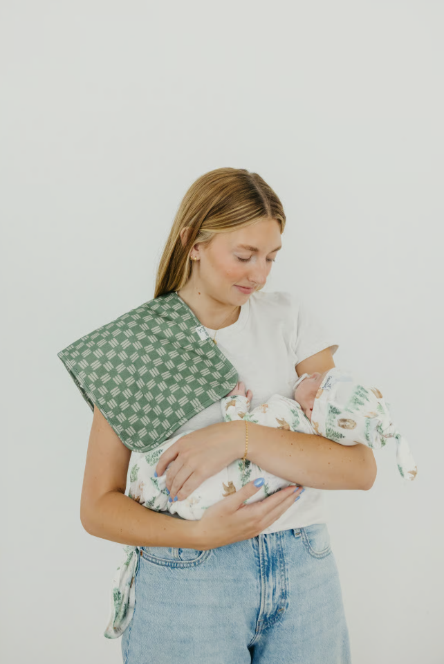 Copper Pearl Grayson Burp Cloth Set (3-Pack)  - The Attic Boutique